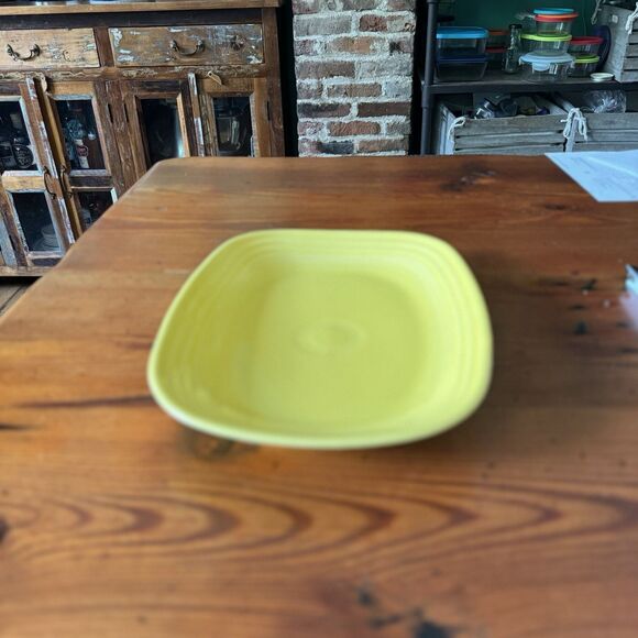 Fiestaware Sunflower Rectangle Platter Fiesta Yellow 12 inch Serving Platter - Picture 1 of 7